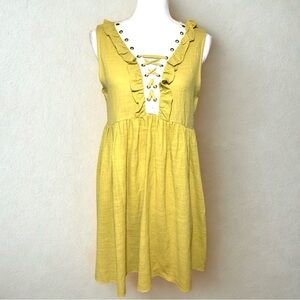 NWT Hayden Los Angeles Sleeveless Midi Dress Boho Small 100% Cotton